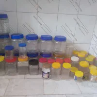 ۴۱عدد قوطی پلاستیکی همگی باهم