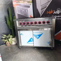 اجاق ۸شعله هود استیل کته پز سرخ کن