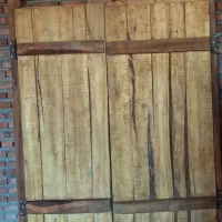 درب چوبی ۲ عدد