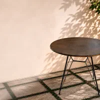 میز گرد فلزی شیک و مقاوم