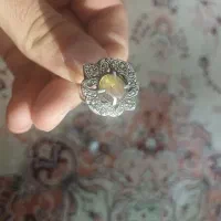 ساعت ژاپنی تمام نقره به همراه انگشتر ست