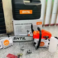 اره بنزینی اشتیل با لوازم اضاف اره برقی موتوری