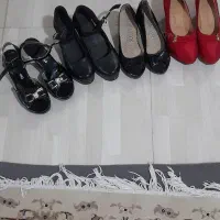 ۴ جفت کفش زنانه سایز ۳۷تا ۳۸ در حد نو