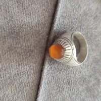 انگشتر نقره سنگ افغان