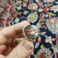 انگشتر عقیق یمن سرخ