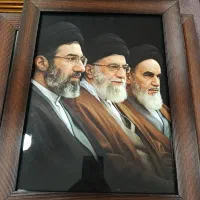 چاپ عکس رهبری روی مخمل وشاسی وقاب