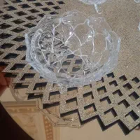 قندان پایه دار کریستالی