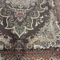 فرش نه متری نگین مشهدرنگ گردویی