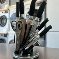 سرویس کارد چاقو کینگ مستراستیل9پارچه کارد ساطور