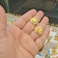 انگشتر شیر خورشید مردانه و تاج