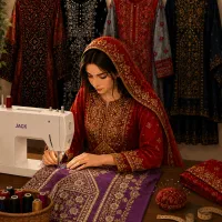 خیاط لباس بلوچی