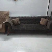 مبل چستر 8نفره با سه عدد میز جلو مبلی