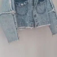کاپشن جین دخترانه نو ۴ تا ۵ سال خارجی ۶۰۰ هزار ت