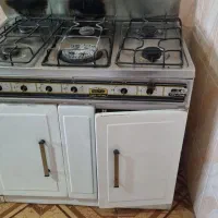 گاز ۵ شعله سالم روشن تحویل