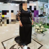 لباس مجلسی سایز بزرگ درحد نو فقط یکبار پوشیده شده