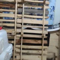 فروش تختخواب دو نفره به همراه دو عدد کفی نو وتشک