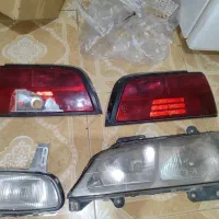 چراغ جلو چراغ خطر عقب مه شکن پارس