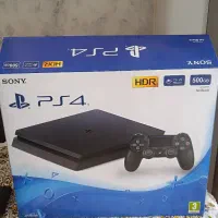 پلی استیشن۴ ps4 اسلیم فول گیم در حد نو با ۲ دسته
