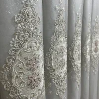 پرده پذیرایی همراه کتیبه