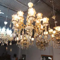 لوستر برنجی