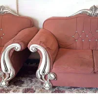 مبل هفت نفره همراه میز عسلی