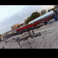 تعمیر تریلر تانک لبه کفی کمپرس تانک ۴ مواد وغیره
