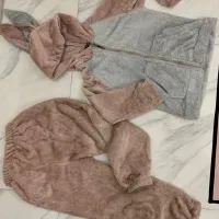 لباس گرم زمستانی کاپشن بچگانه دخترانه تا ۸سال