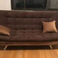 کاناپه تخت خواب شو دو نفره عکس تزیینی است