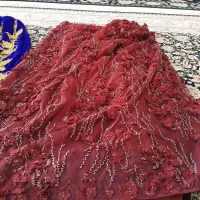لباس محلی زرشکی نونوبادوخت عروسکی
