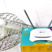 آنتن وایرلس میکروتیک بهمراه مودم و روتر
