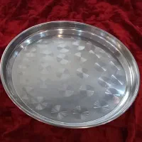۳۰ عدد دیس و سینی استیل قدیمی دونه ۷۰۰ تومن
