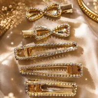 گیره موی شیک، تل سر مهره ای و پارچه ای