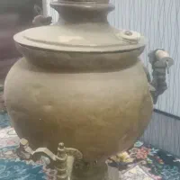 سماورزغال برنجی قدیمی