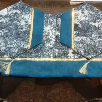 رو میزی ۴ تیکه جنس پتیته سرمه ای رنگ