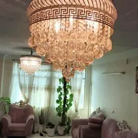 یک جفت لوستر کریستالی|لوستر و چراغ آویز|تهران, جوادیه تهرانپارس|دیوار