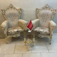مبل سلطنتی مدل سانسا درحدنو تمام چوب راش