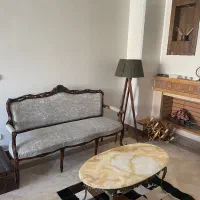 مبلمان استیل چوب گردو کلاسیک
