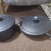 قابلمه ماهیتابه چدن ست
