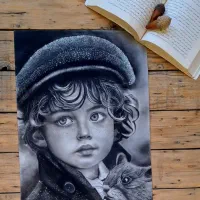 اموزش سیاه قلم ومدادرنگی