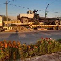 باربری کوشش تریلی کمرشکن جفت تک خاور  کارگر