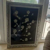 تابلو گل نقره کاملاسالم و نو