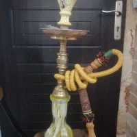 قلیون تنه برنج شیشه 3پوست