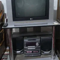 تلویزیون LG و ضبط صوت aiwa