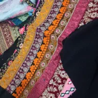 پارچه سوزندوزی خرج کار لباس یا رومیزی