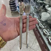 سرویس قاشق و چنگال ۲۴نفره ۱۲۰پارچه
