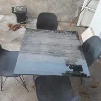 میزوصندلی و ظرف شویی