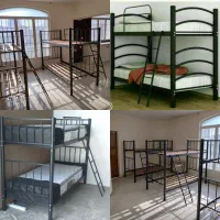 تخت ۲طبقه ۱نفره فلزی باکس تختخواب۲نفره تکنفره تشک