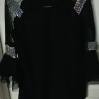 شومیز مشکی محرمی مناسب سایز ۴۰و ۴۲