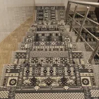 گلیم طرح فرانسوی دودی سرمه ای قیمت عمده