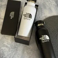 قمقمه ورزشی North Face مشکی و سفید